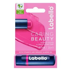 NWT Labello Caring Beauty 3 in 1 Lip & Cheek Pink